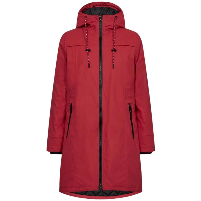 Fqrain jacket rococco red