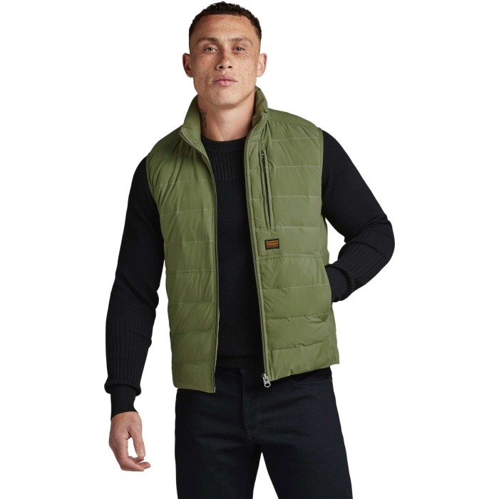 Foundation liner vest sage green