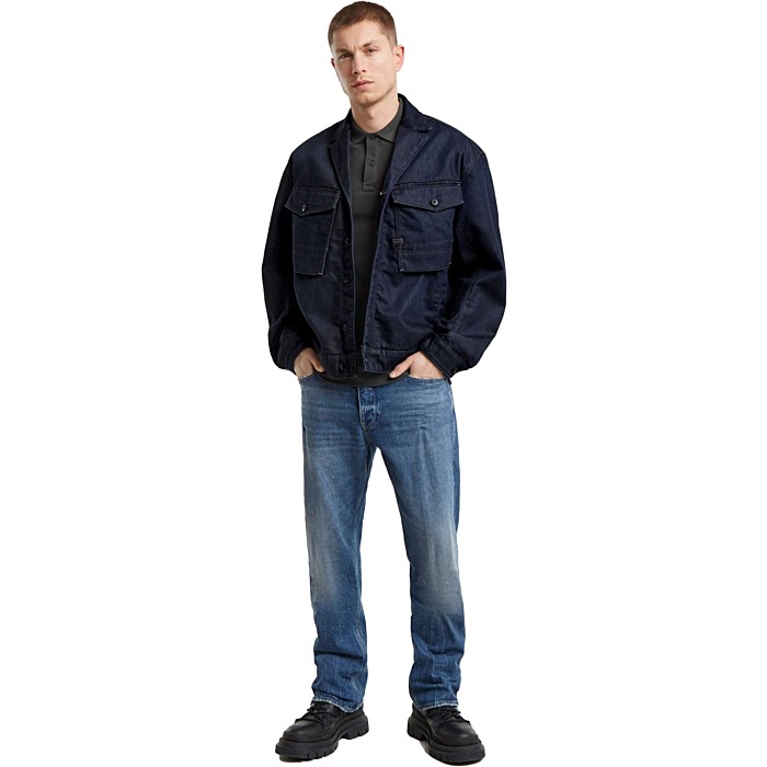 Dakota Regular Straight Faded blue marble