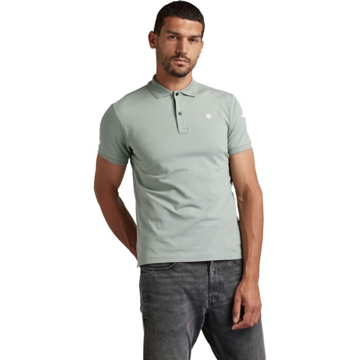 Dunda slim polo s\s iceberg green