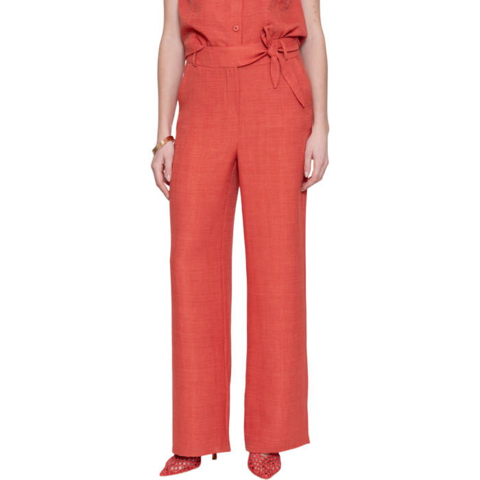 Pants burned orange