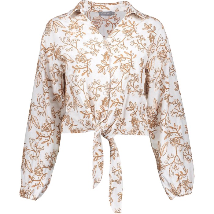 Blouse tabacco