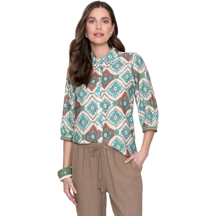 Blouse aqua