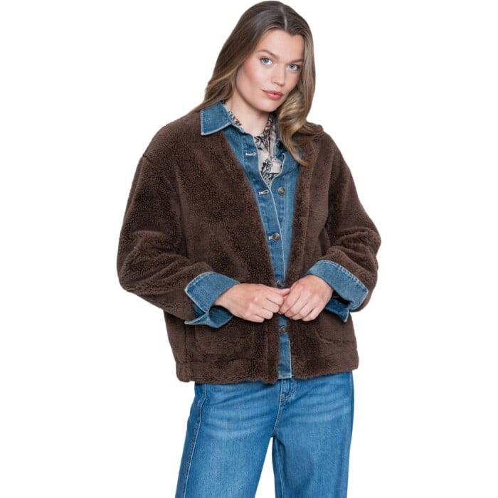 Jacket fur brown