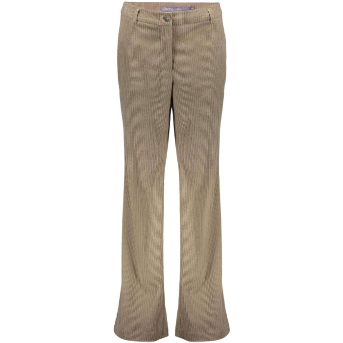 Ribcord pants flair taupe beige