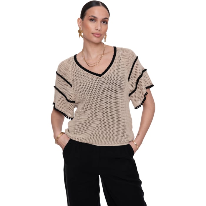 Pullover light sand