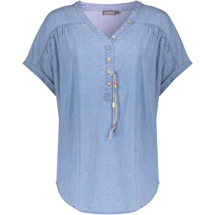 Top bleached denim