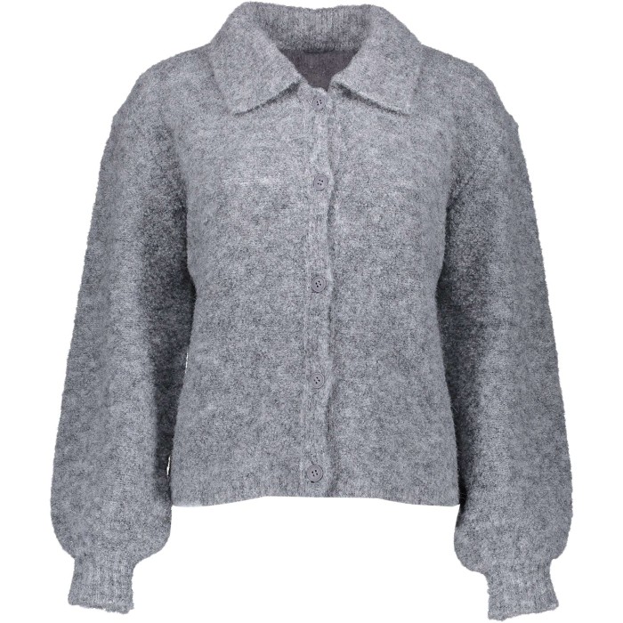 Vest light grey melange knit