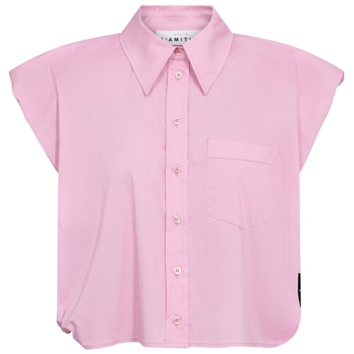 Dinnie NS poplin shirt Roze