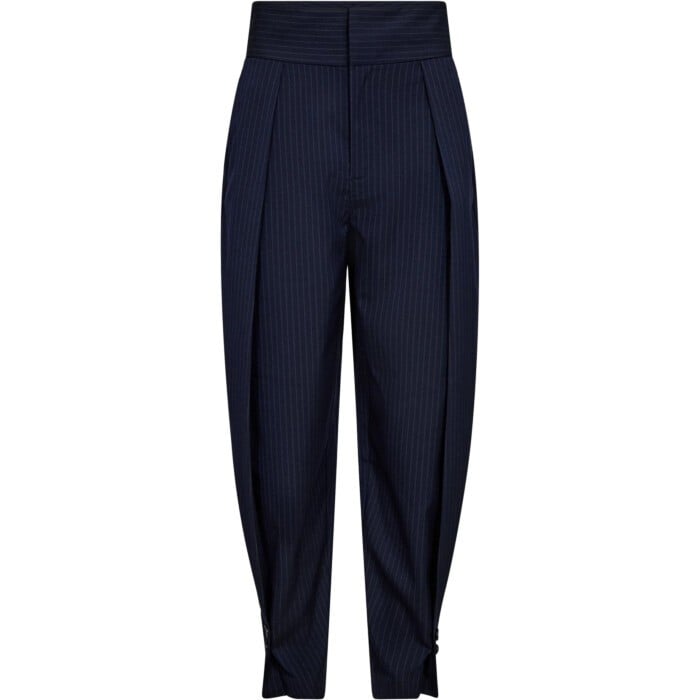 Navy Pin Pleat Tall Pant Navy