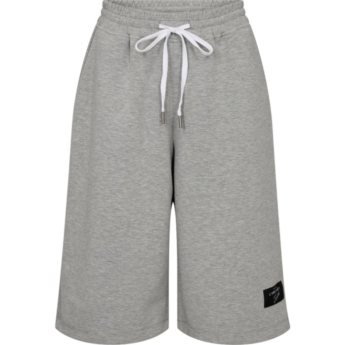 Maxi Sweat Bermuda Grey Melangé