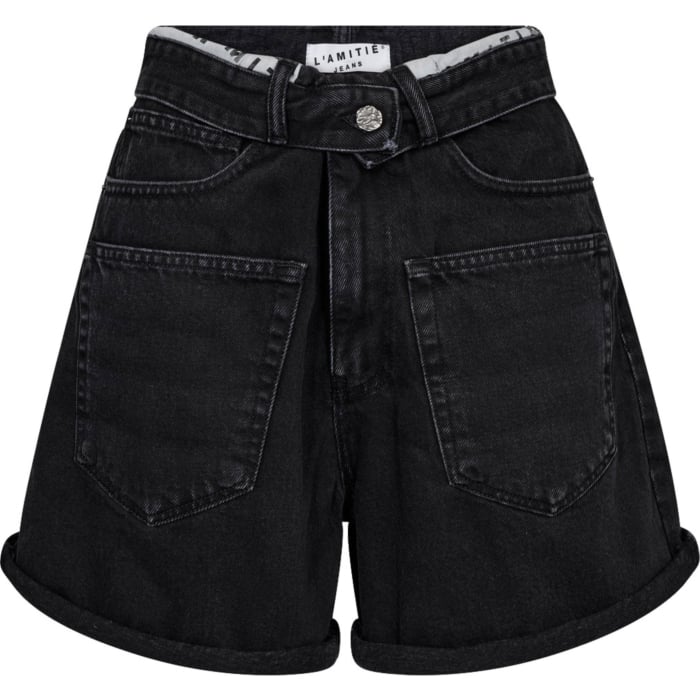 Flip Waist Shorts Black