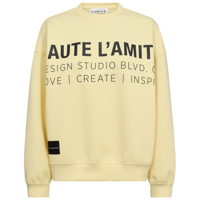 Studio Logo Sweat Pale Yellow