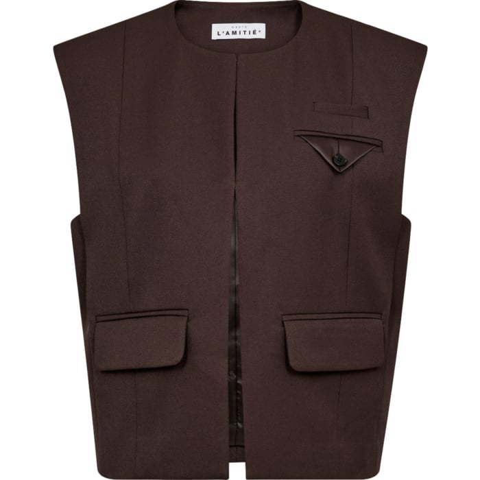 Premiere Box Waistcoat Mocca