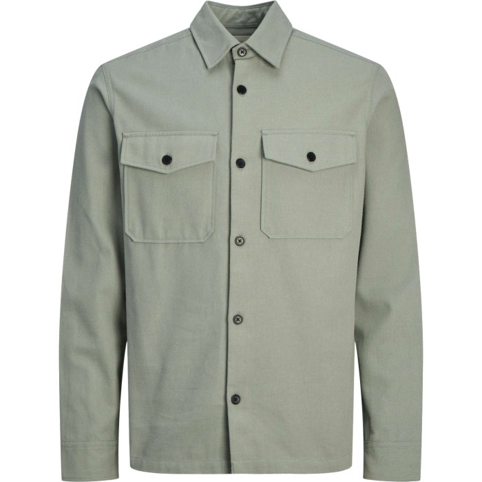 JPRCCROY SPRING SOLID OVERSHIRT L/S SN Lily Pad/CO
