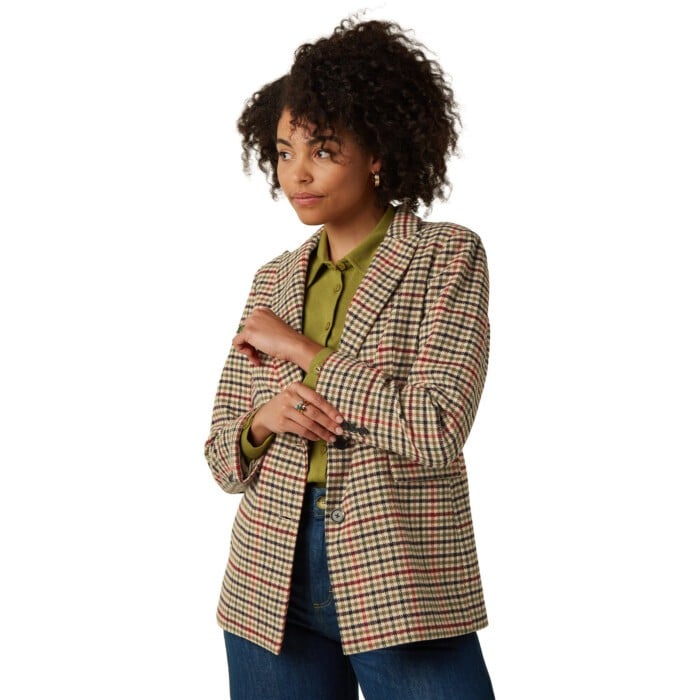 Tula Blazer Basso Check