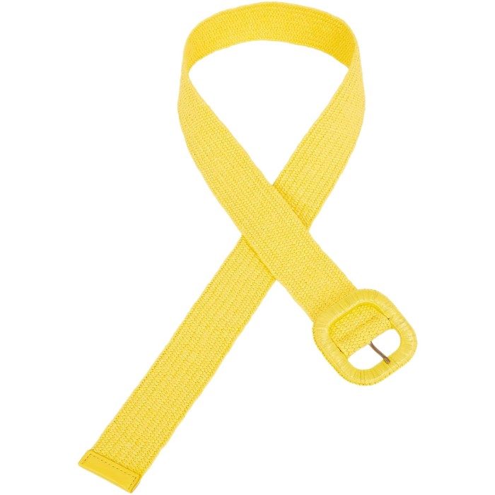 Raffia Belt Sunny Yellow