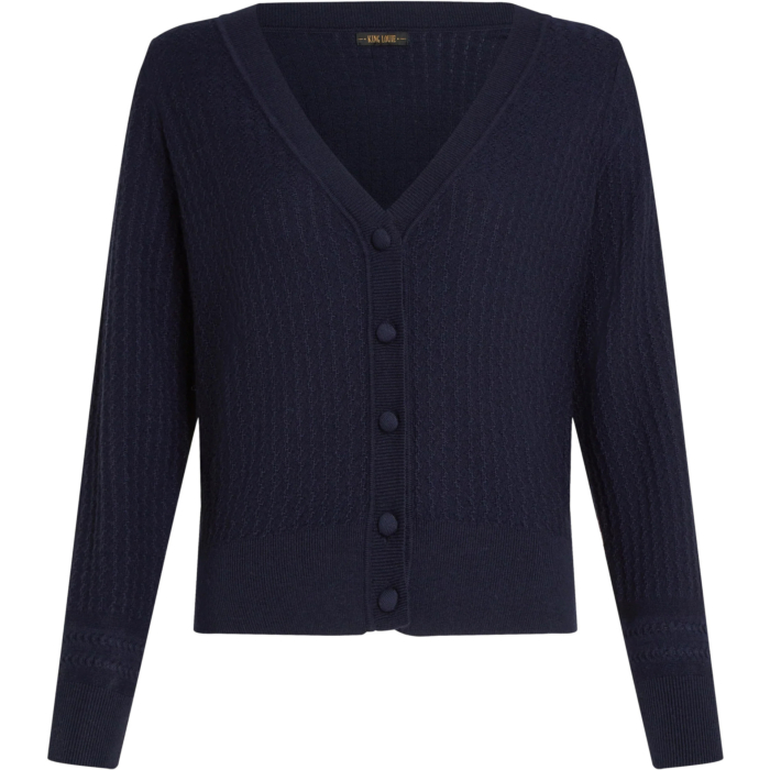 Deep V Cardi Cedar