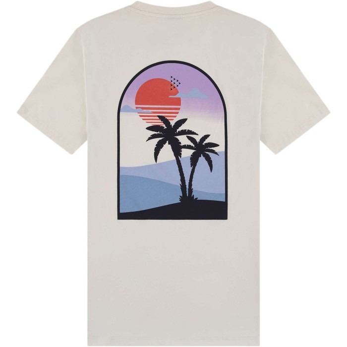 T-shirt sunset egret