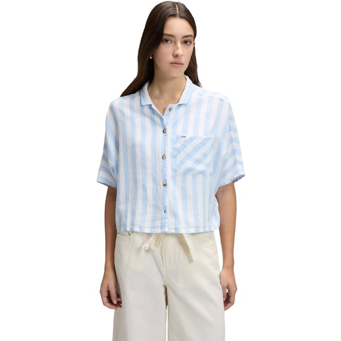 Resort Shirt Sea Mist Stripe
