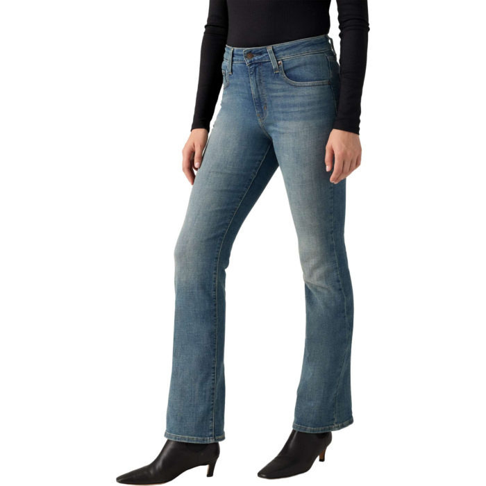 725 High rise bootcut Tore it up no Dx