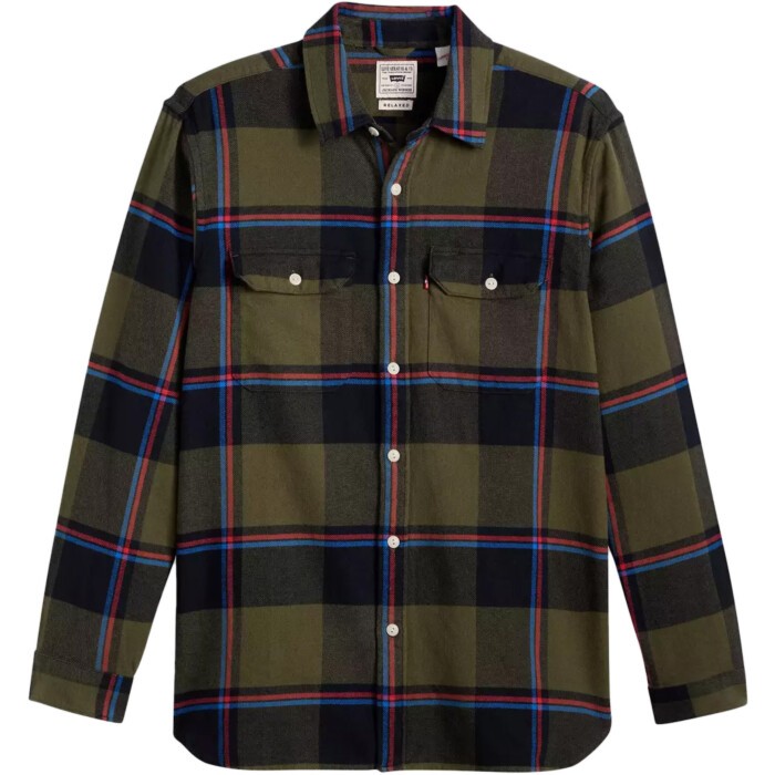 Jackson worker huck plaid olive check
