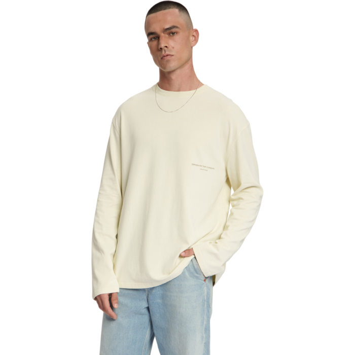 THAUMAS GARMENT DYED LONG SLEEVE T-SHIRT