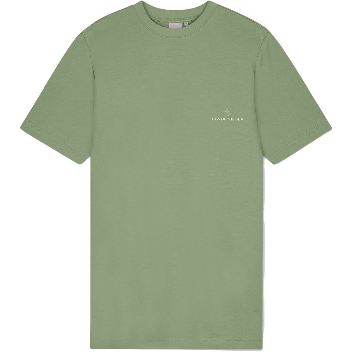 Law t-shirt basil green