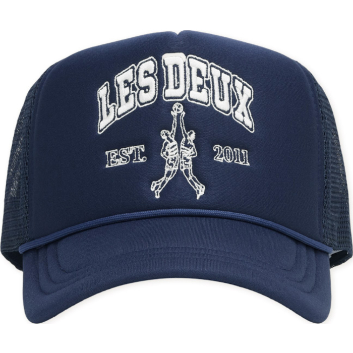 Basketball Player Trucker Cap Dark Navy