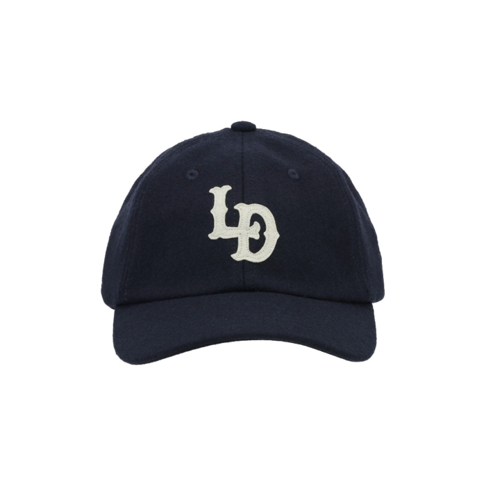 Felt logo dad cap dark navy blue