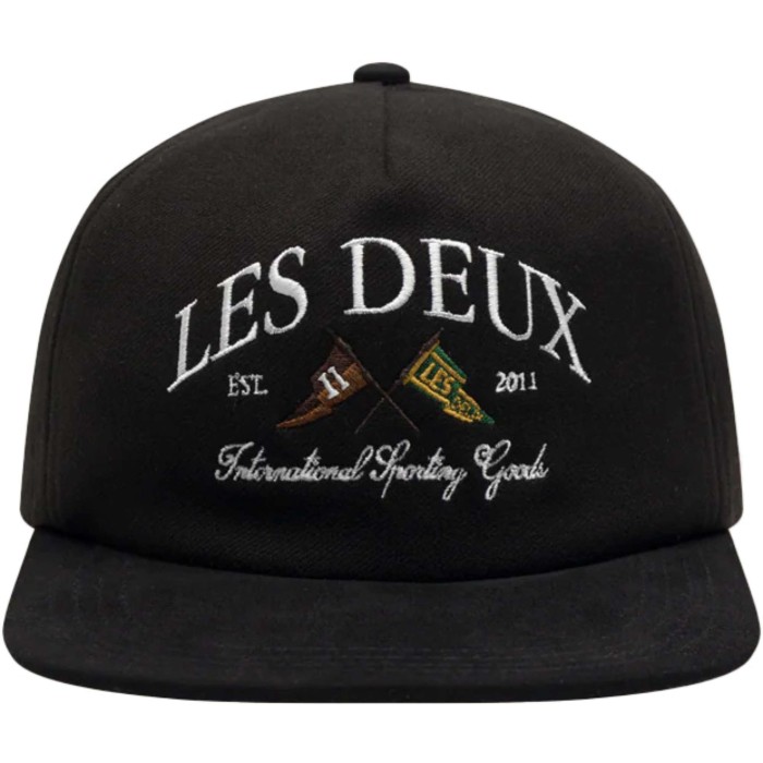 Ivy league brushed cap black