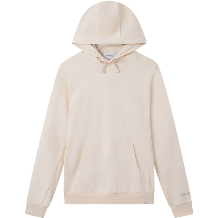 Reverse hoodie sweatshirt ivory