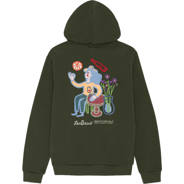 Rural hoodie rosin green