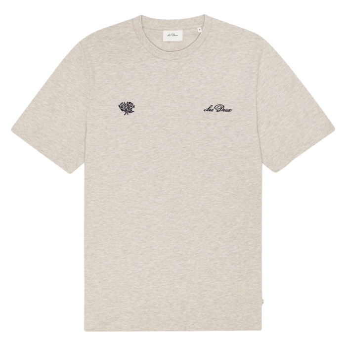 Deux T-shirt light sand melange