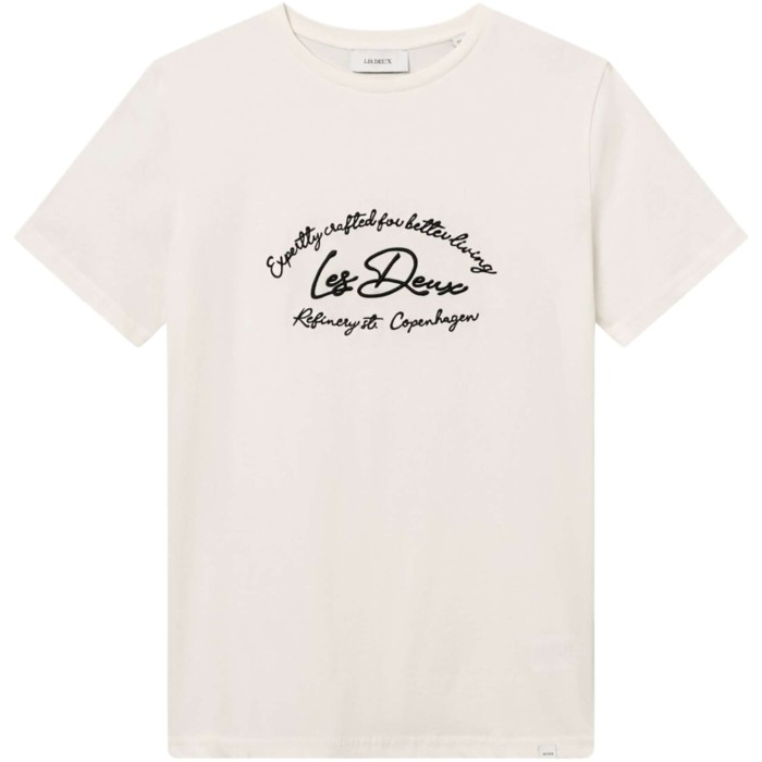 Camden T-shirt Mountain lt Ivory/black