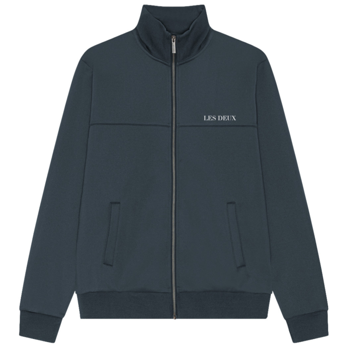 Les Deux track jacket india ink blue