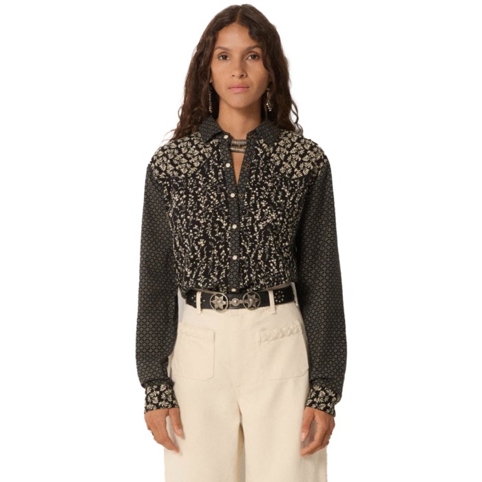 Gertrudis blouse black sheep