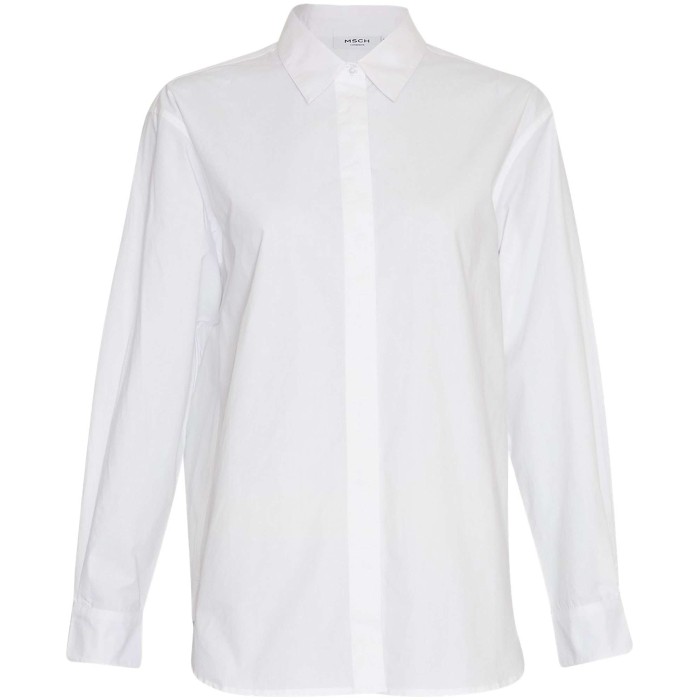 Olisa haddis l/s shirt bright white