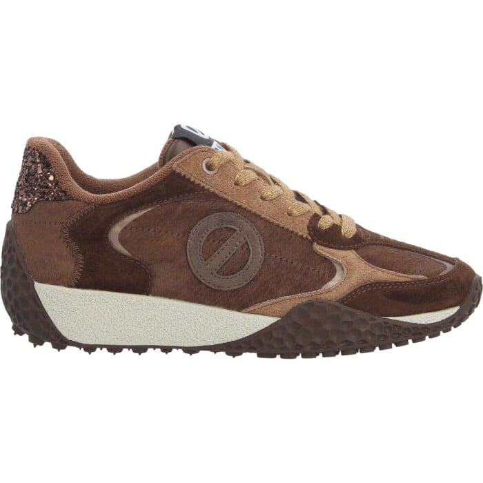 Kate Sneaker W-Pony Suede Side Choco