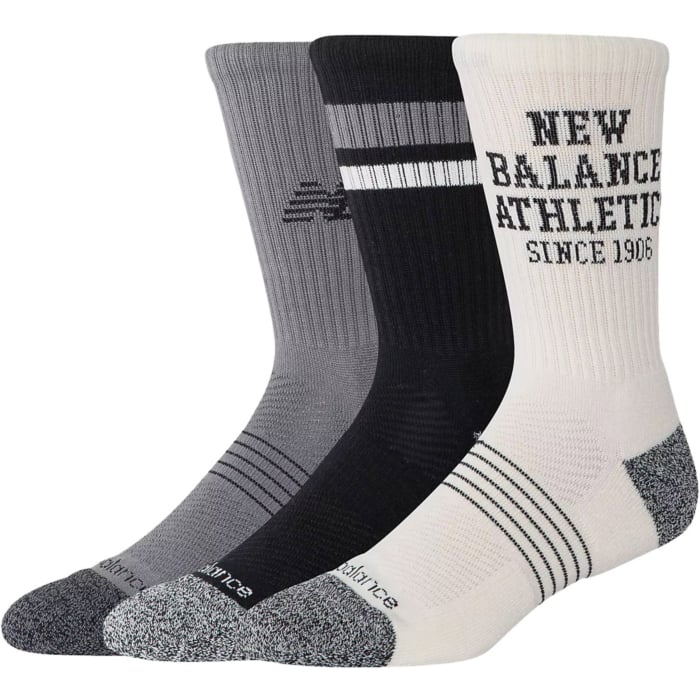 Active Graphic Crew Socks 3 Pack AS