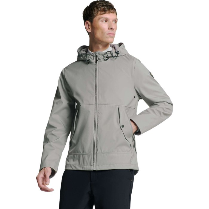 Jacket Mid Long Hooded Mid grey