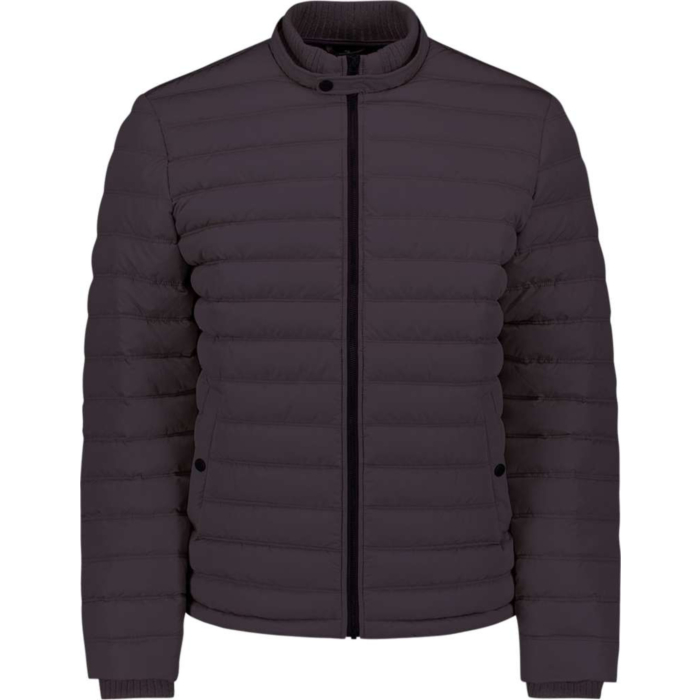 Jacket Short Fit Padded Aubergine