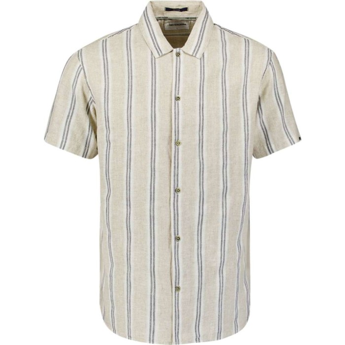 Shirt Short Sleeve Dobby Vertical S Cement
