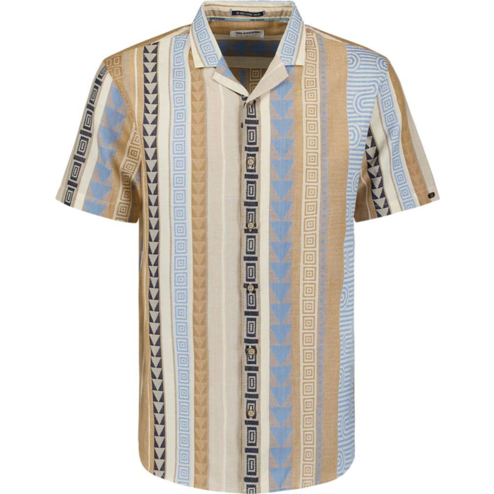 Shirt Short Sleeve Revers Collar Mu Cloud