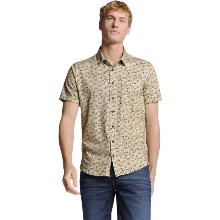 Shirt Short Sleeve Jersey Allover P Sand