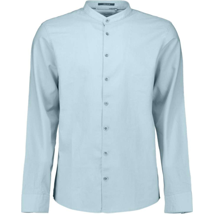 Shirt With Linen Granddad Sky