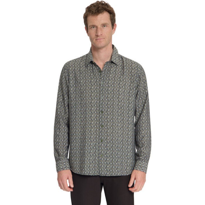 Shirt Allover Printed Moss