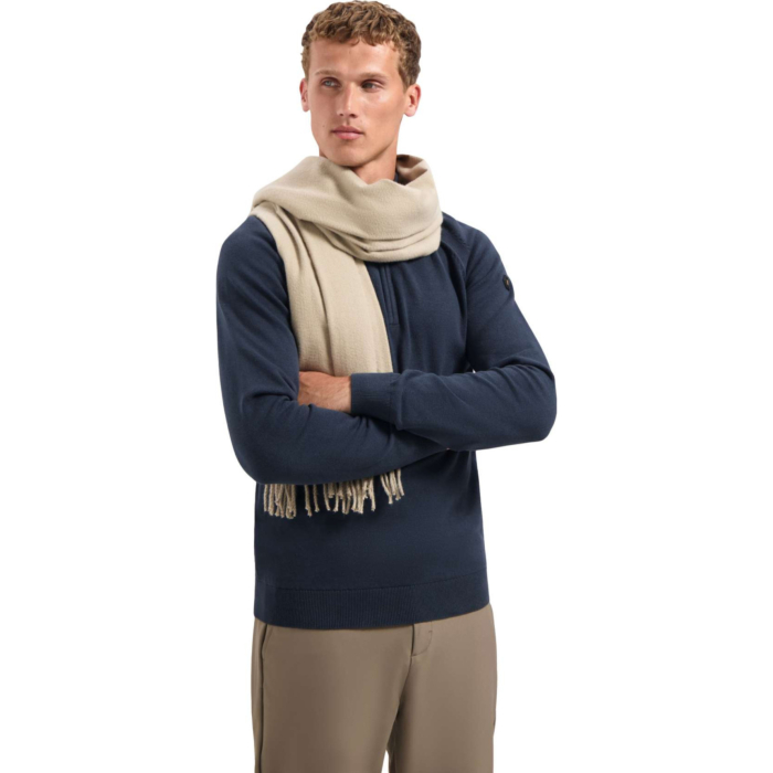 Scarf Solid Wool Look Sand