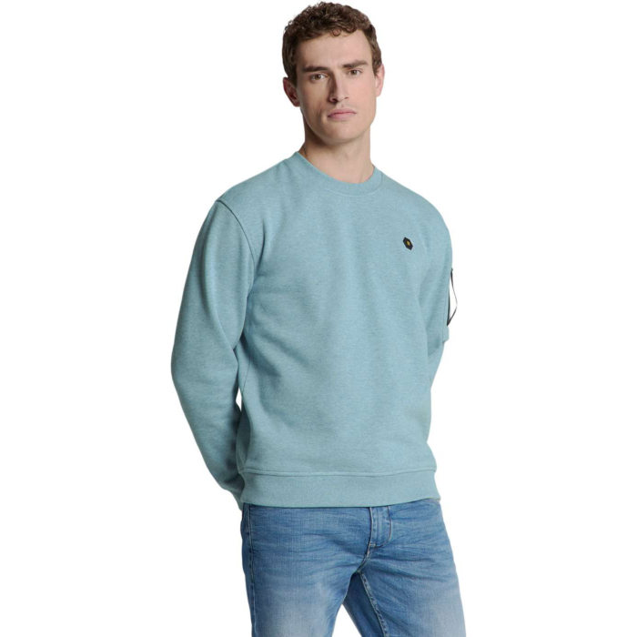 Sweater Crewneck Melange Ice