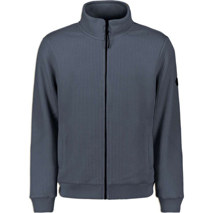 Sweater Full Zip Stand Up Collar Bo Night